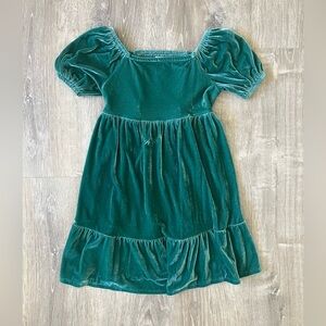 Carter’s Green Puff Sleeve Dress